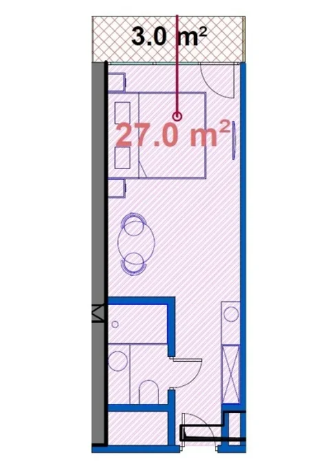 Студия на Orbi City Sherif Khimshiashvili St 7 Khimshiashvili District