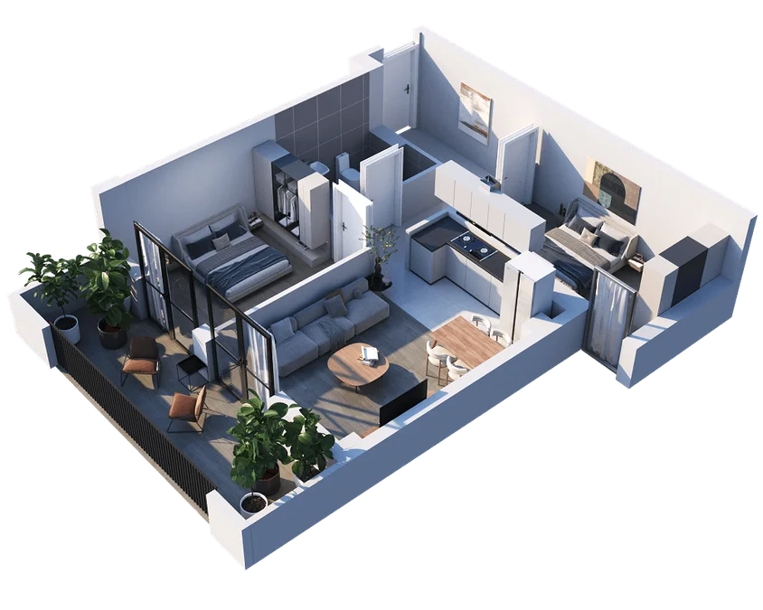 3 room flat for sale. Nadzaladevi