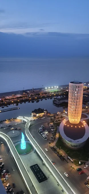 Вид на море Orbi D2 уютный 32 этаж