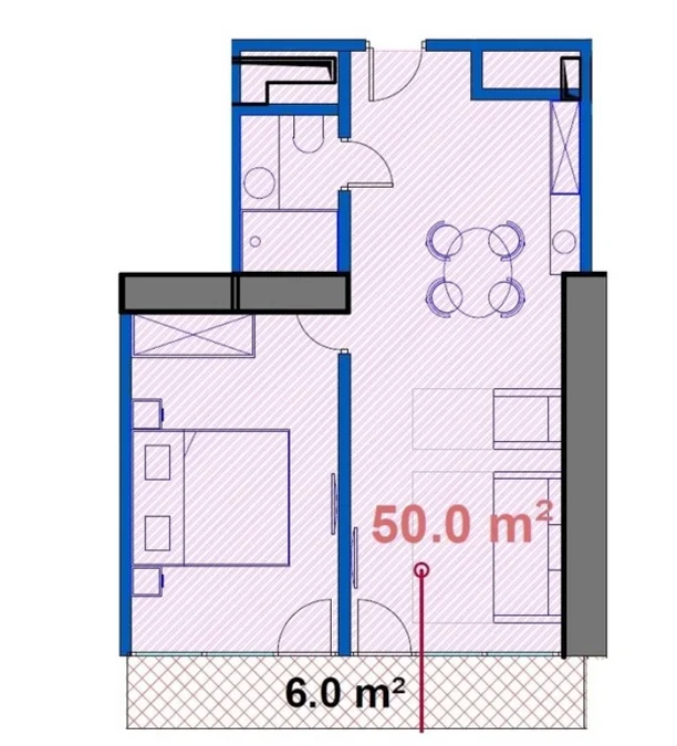 Студия на Orbi City Sherif Khimshiashvili St 7 Khimshiashvili District