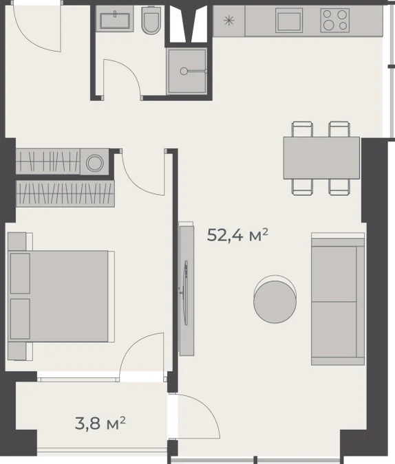 Студия на Tbel Abuseridze st. 29ა Khimshiashvili District