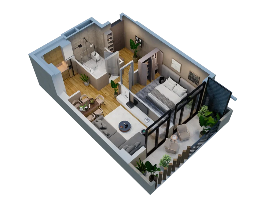 2 room flat for sale. Varketili
