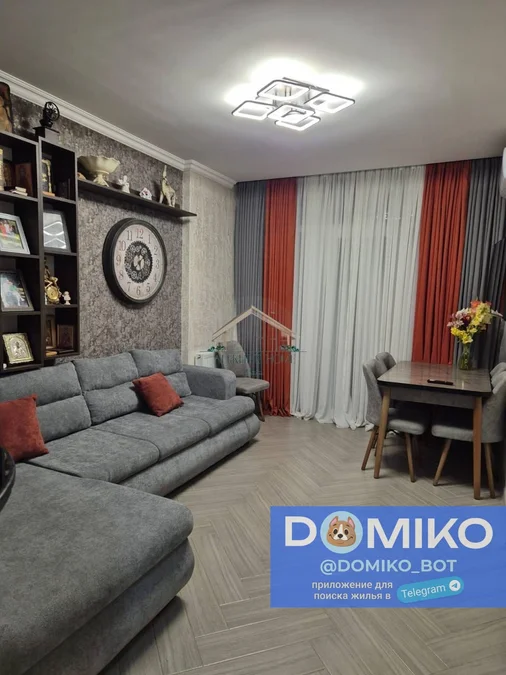 Двухкомнатная квартира (2+1), площадь 60 м²