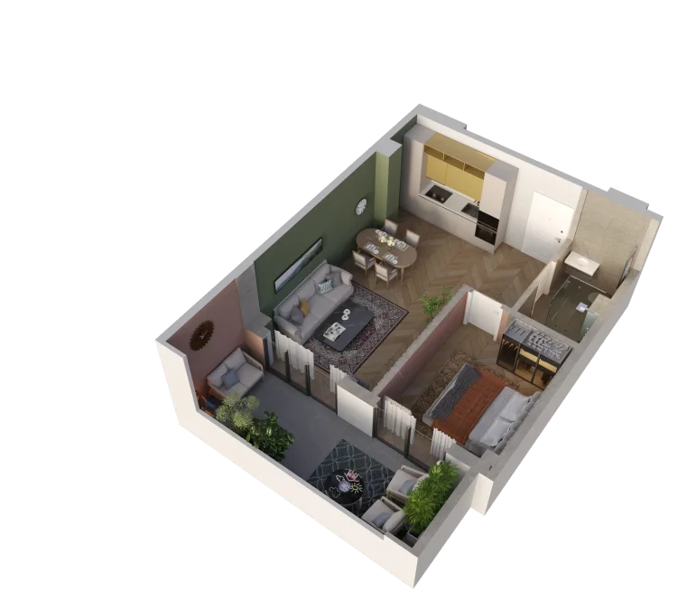 2-комнатная квартира в Тбилиси