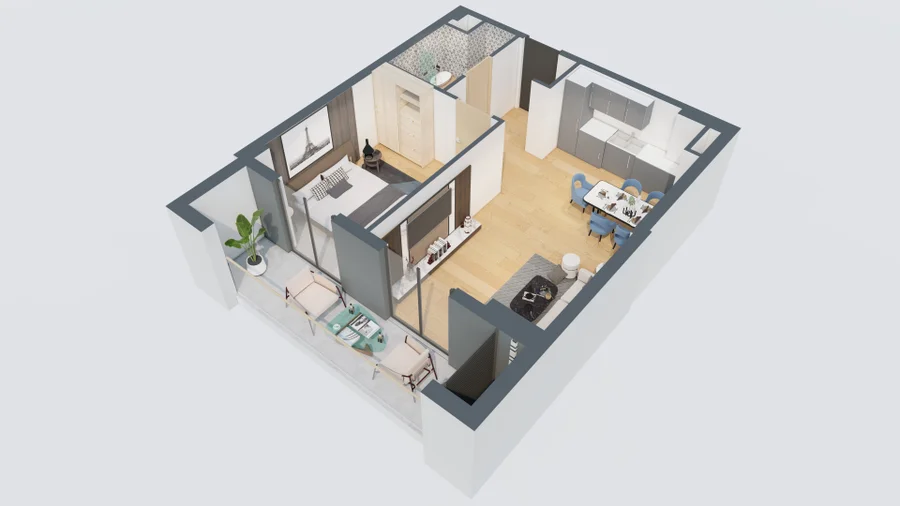 2 room flat for sale. Varketili