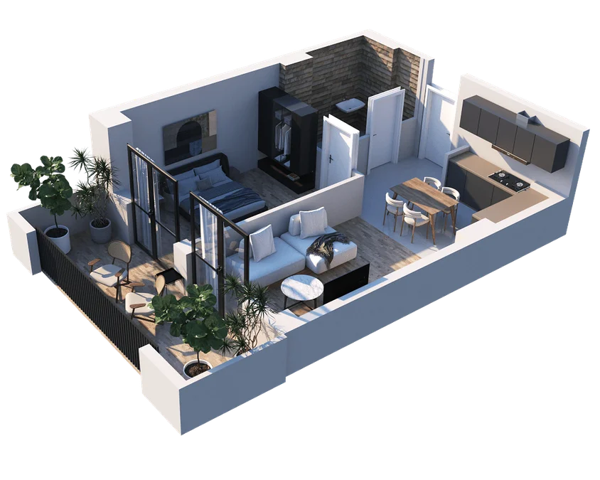 2 room flat for sale. Nadzaladevi