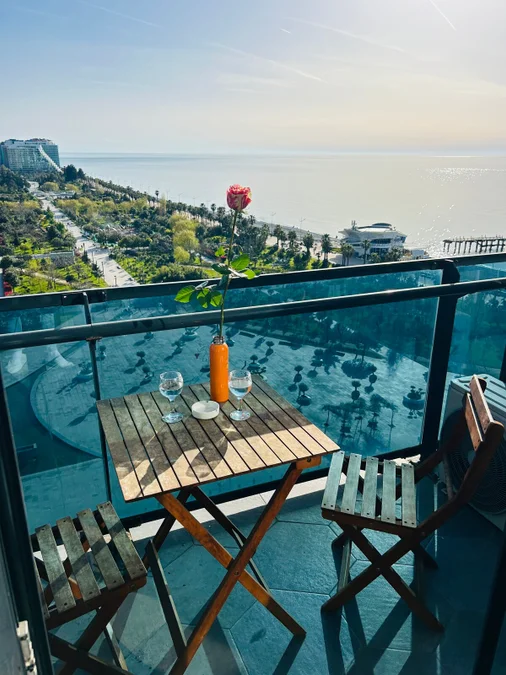 Modern Apartments with Balcony& Panoramic Sea View