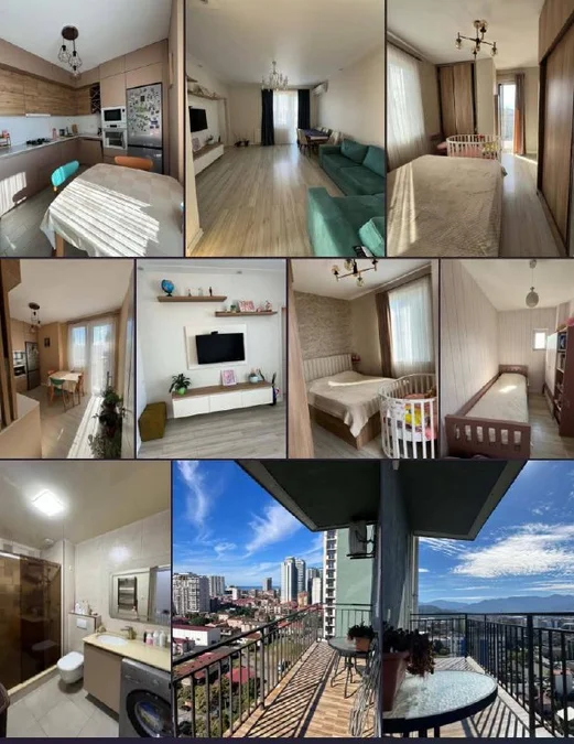 3-комнатная квартира, 76 м², ул. Гудиашвили, 14