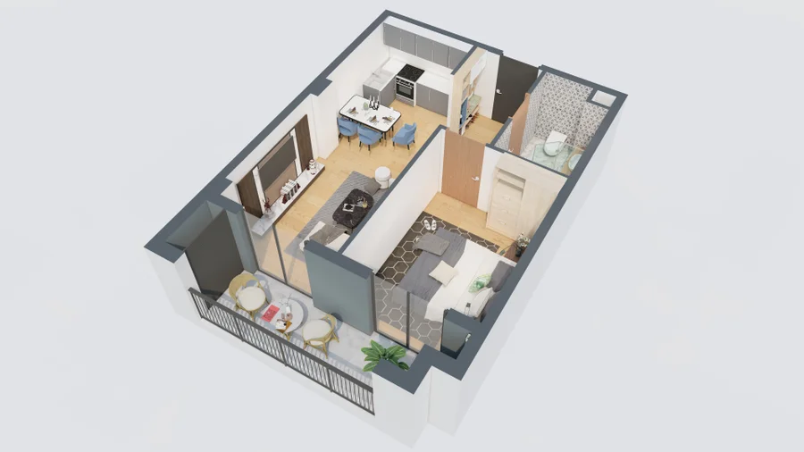 2 room flat for sale. Varketili