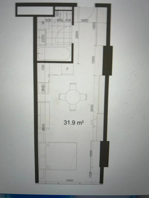 Next Magnolia: Студия, 31.9 м²