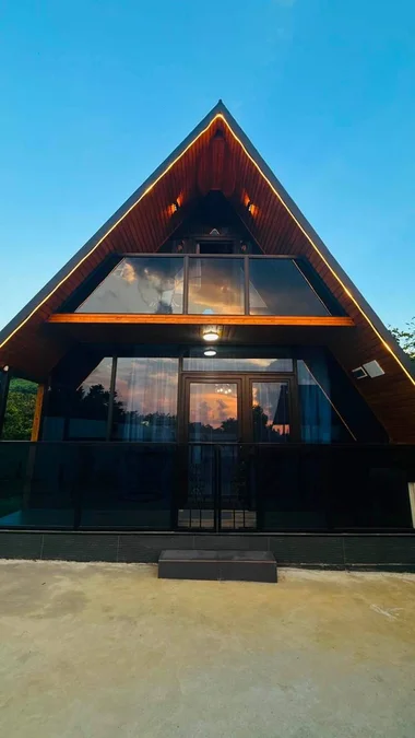 A-frame коттедж 70 кв.м, 2 спальни, $800