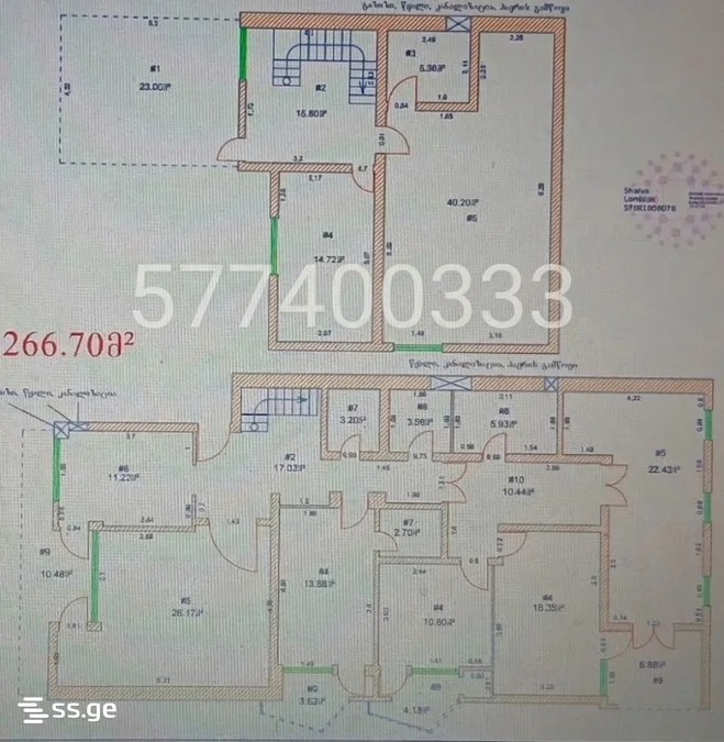 7 room Flat For Sale. Vera