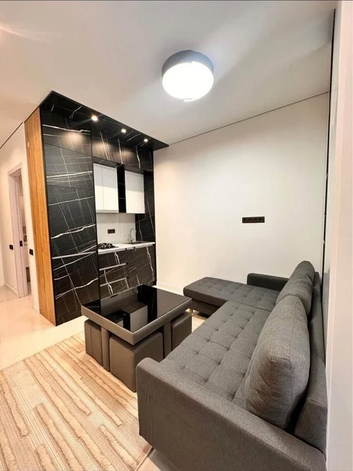 Komunna Tower: 2-комнатная, 35.0 м²