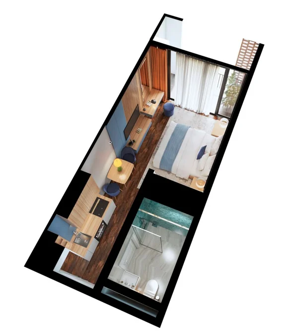 Студия на Citron Residence Batumi St 36ა Old Batumi District