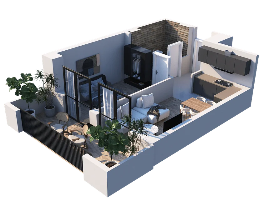 2 room flat for sale. Nadzaladevi