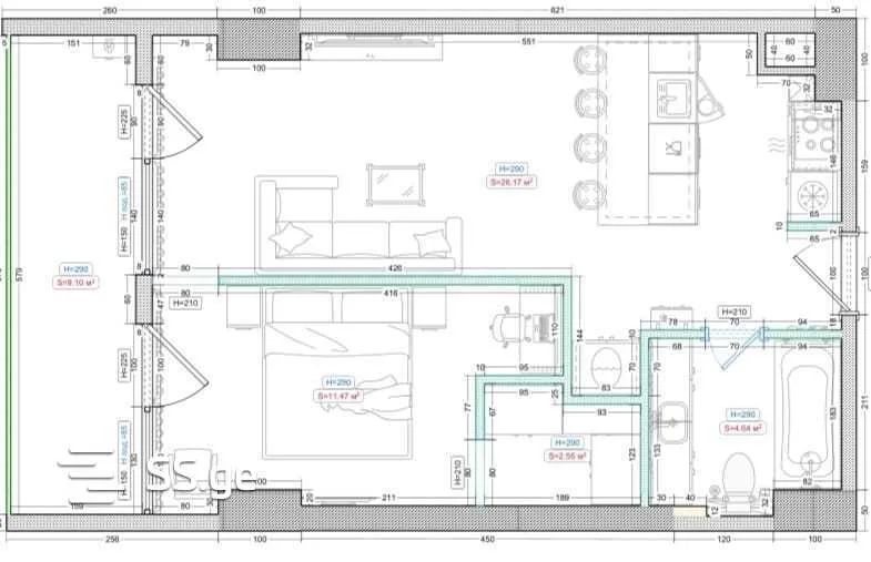 2 room Flat For Sale. Saburtalo