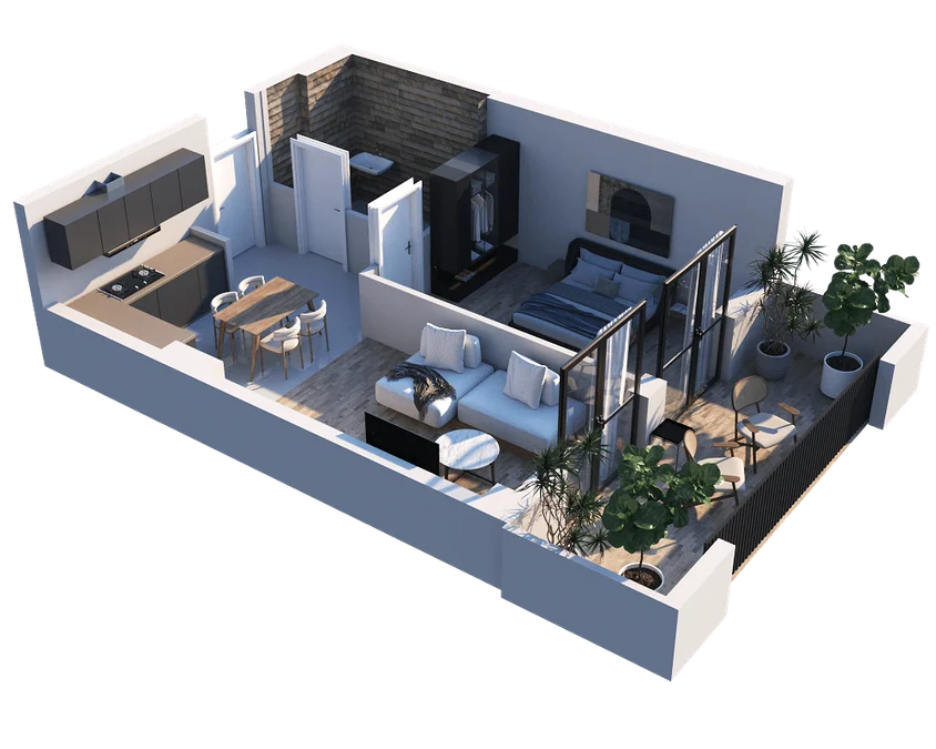 2 room flat for sale. Nadzaladevi