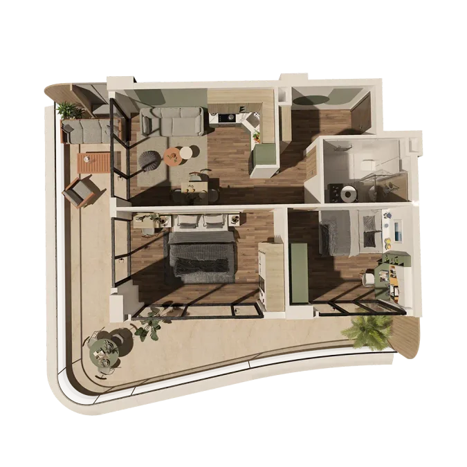 Студия на поселок Тамар 12ა Tamar Settlement