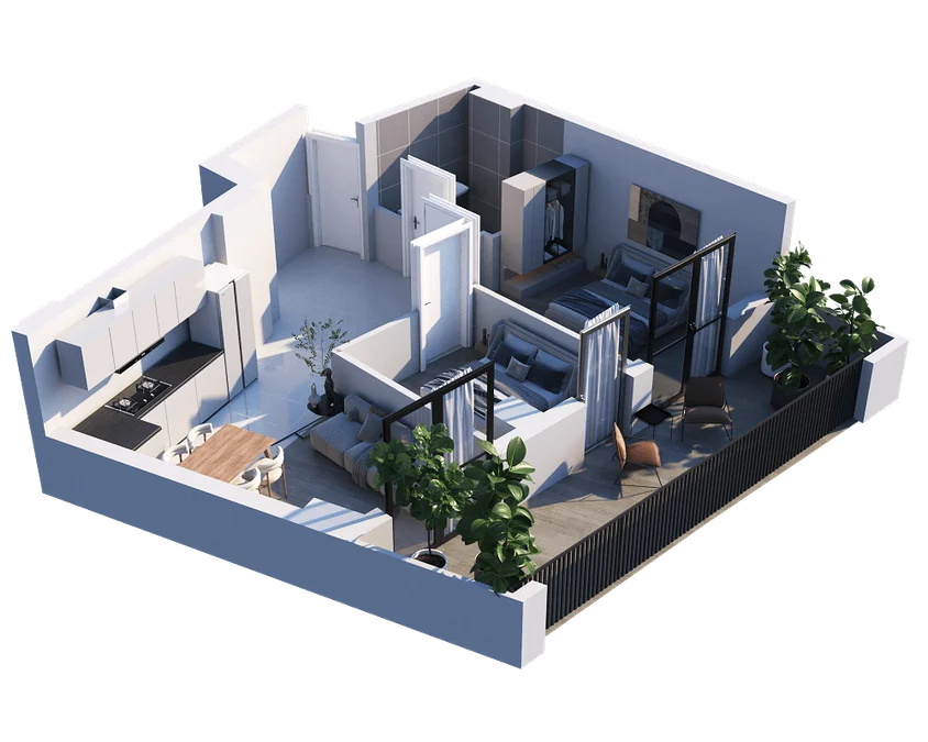 3 room flat for sale. Nadzaladevi