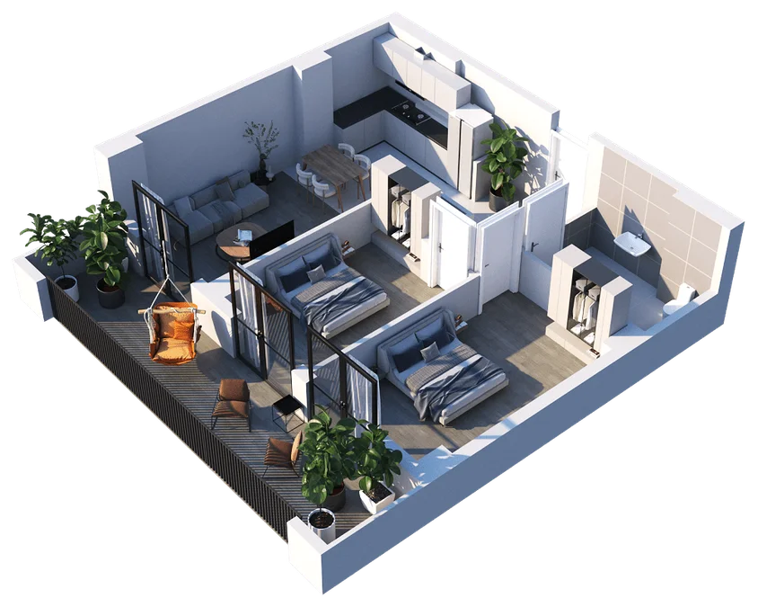 3 room flat for sale. Nadzaladevi