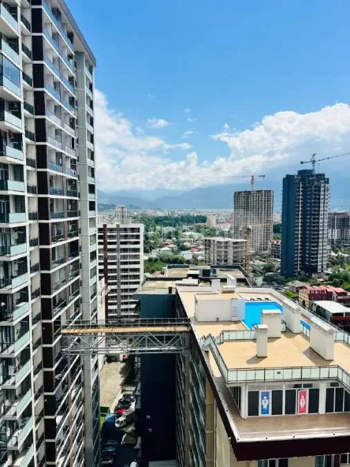 1+1 на Komuna Tower შ. რუსთაველის გამზ. 10 Khimshiashvili District