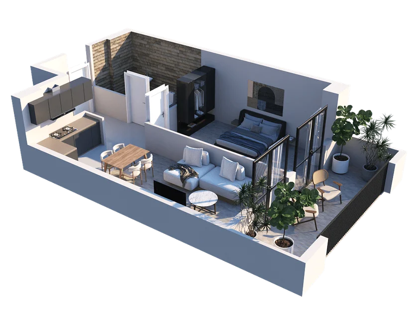 2 room flat for sale. Nadzaladevi