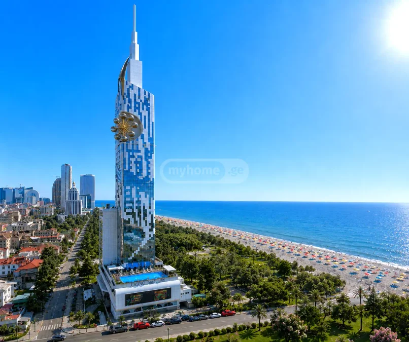 1+1 на Batumi Tower ეგნატე ნინოშვილის ქუჩა 6 ძველი ბათუმის უბანი