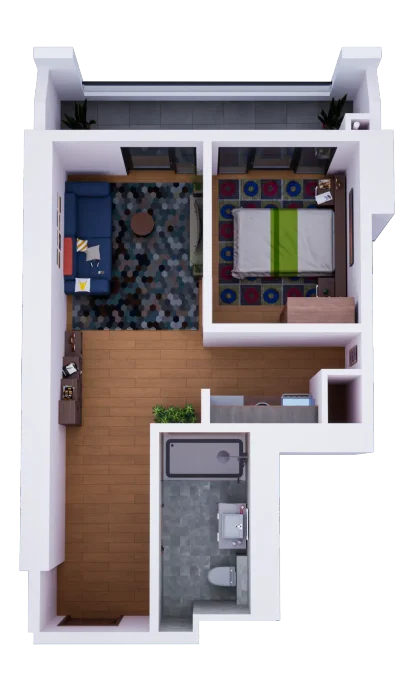 1+1 на Angis II alley 2-4 Agmashenebeli District