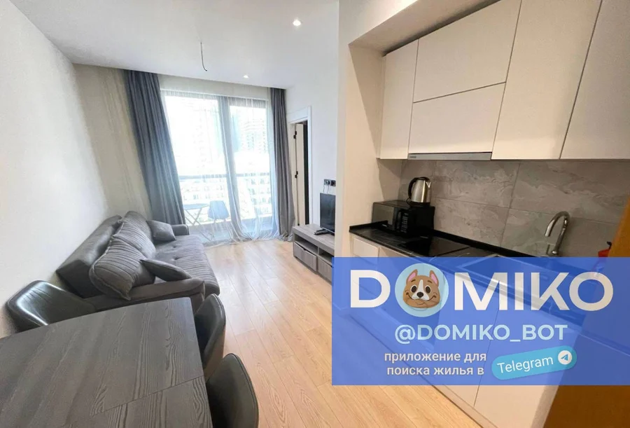 1+1 комнатная квартира, 53 м²