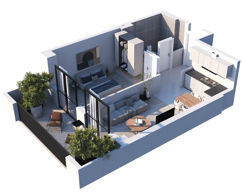 2 room flat for sale. Nadzaladevi
