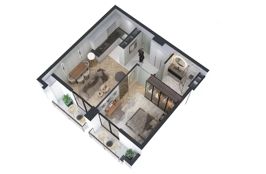 2 room flat for sale. Didube