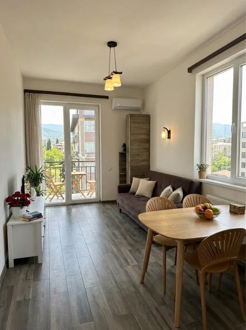 Ольга's Cozy Apartment | Балкон и внутренний двор