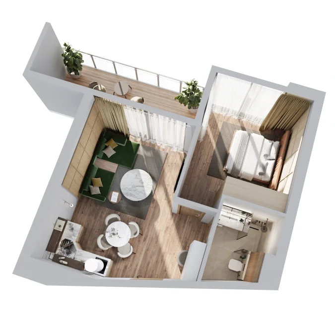 1+1 на Шосе Аэропорта 75 Airport District
