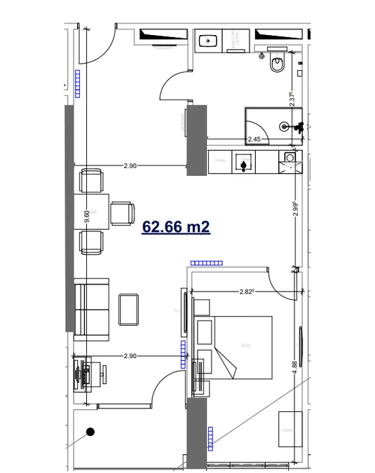 1+1 на Шосе Аэропорта 12 Airport District