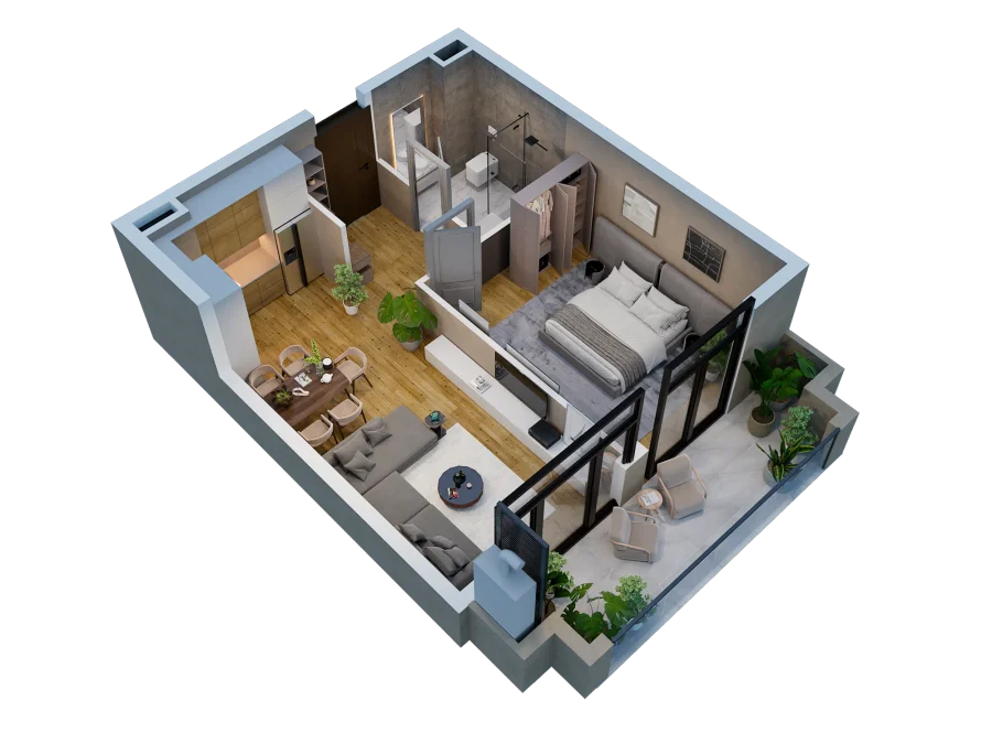 2 room flat for sale. Varketili