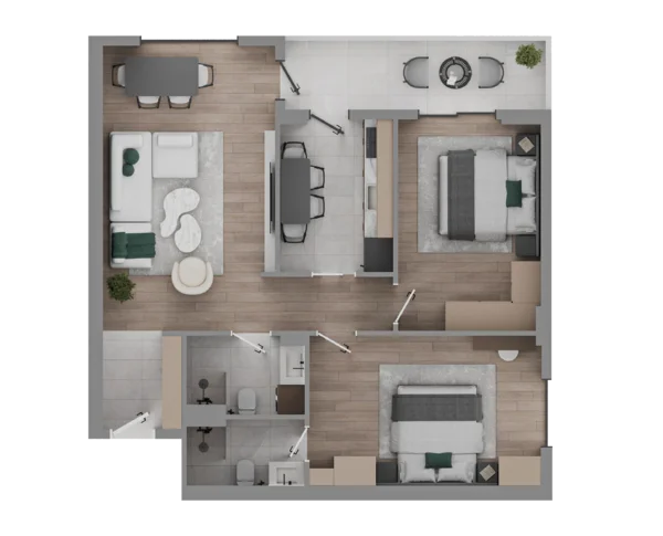 3 room flat for sale. Samgori