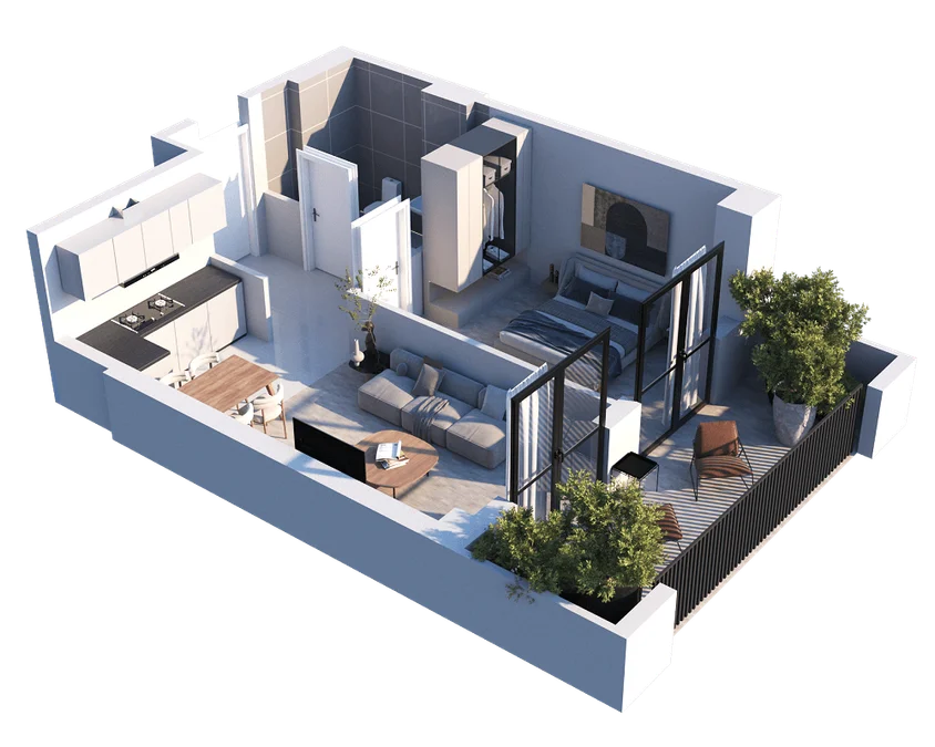 2 room flat for sale. Nadzaladevi