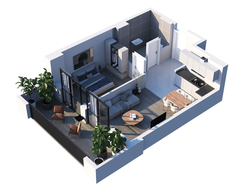 2 room flat for sale. Nadzaladevi