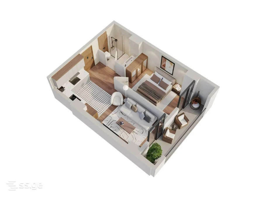 2 room Flat For Sale. Samgori