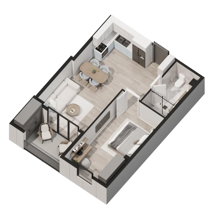 2 room flat for sale. Saburtalo