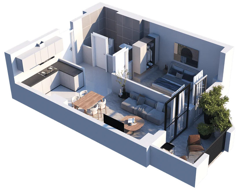 2 room flat for sale. Nadzaladevi