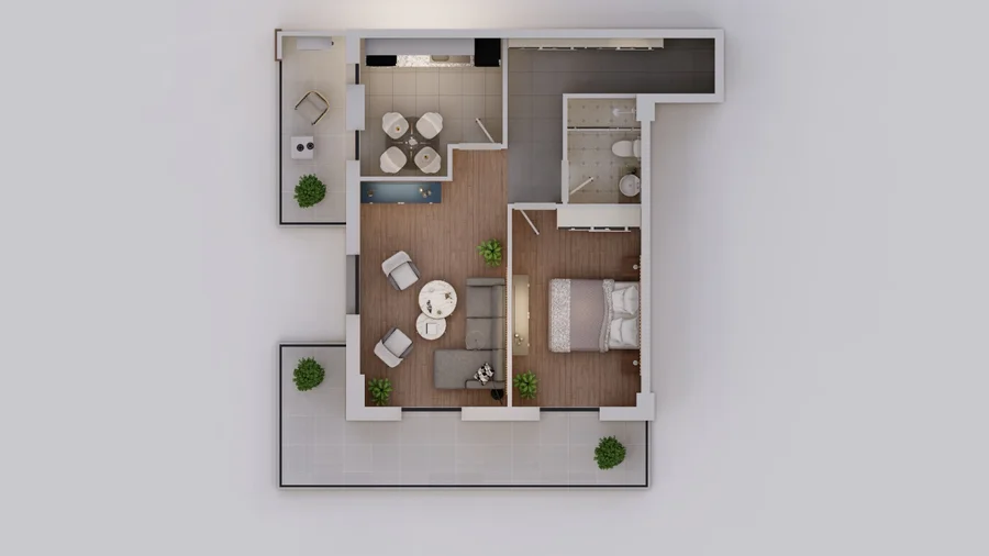 1+1 на Шосе Аэропорта 44 Airport District