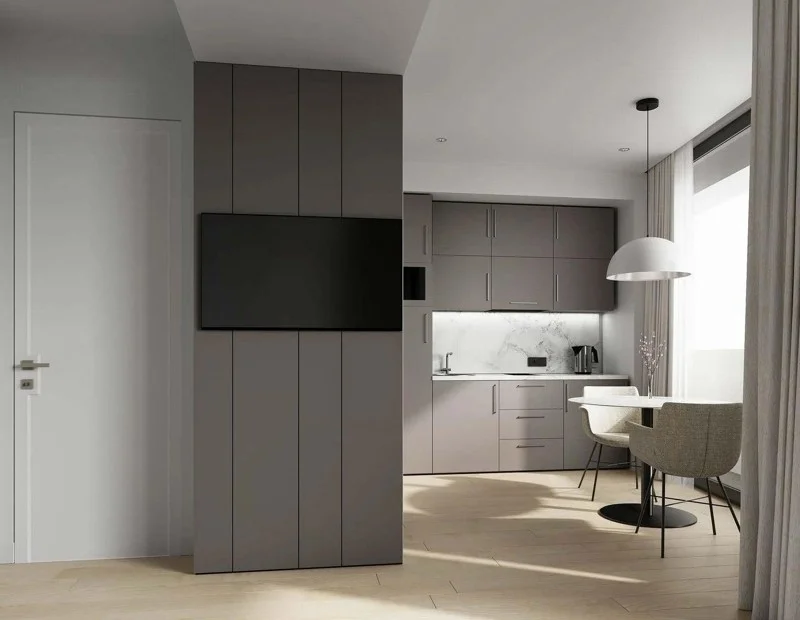 Студия, квартира площадью 35,2 м²