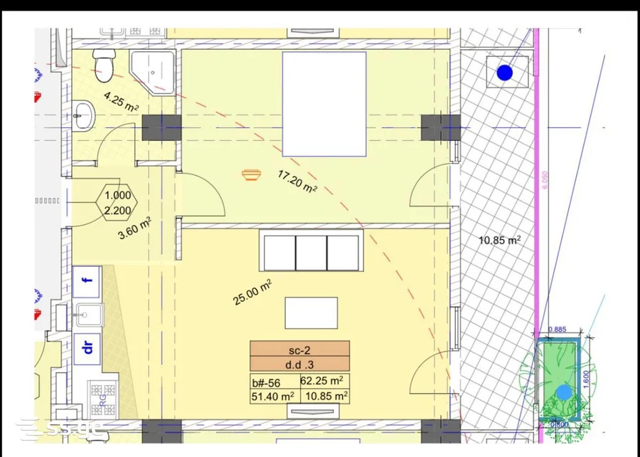 2 room Flat For Sale. Saburtalo