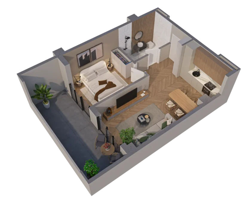 2 room flat for sale. Varketili