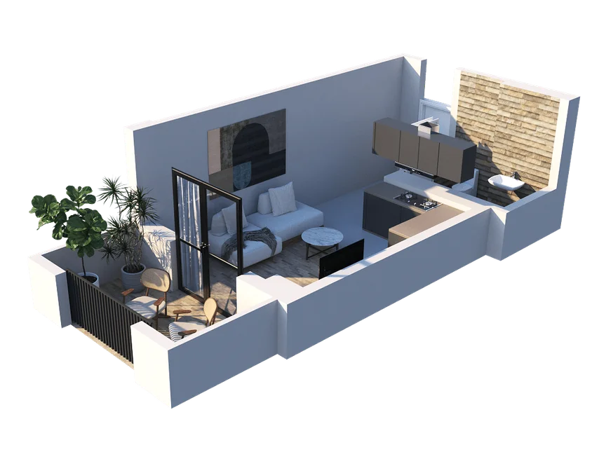 1 room flat for sale. Nadzaladevi