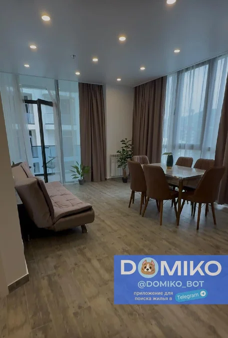1+1 комнатная квартира, 56.8 м²