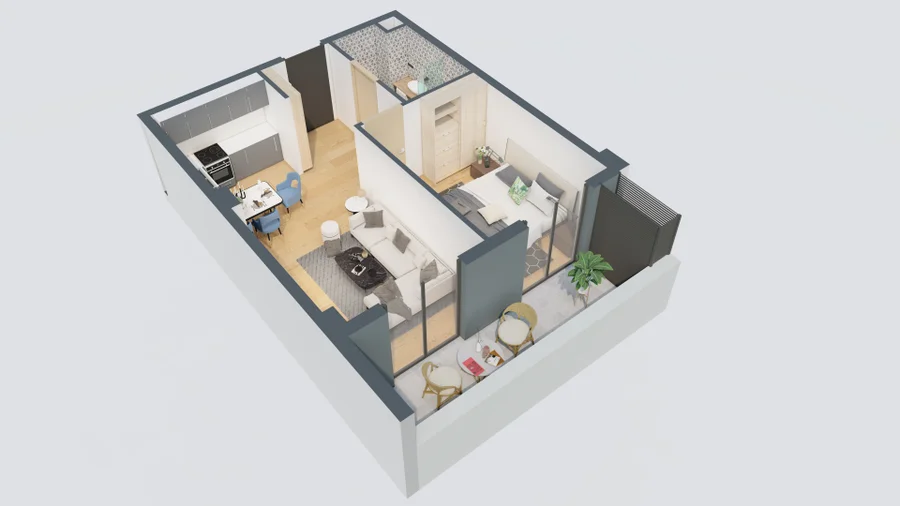 2 room flat for sale. Varketili