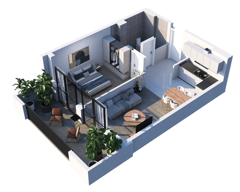 2 room flat for sale. Nadzaladevi
