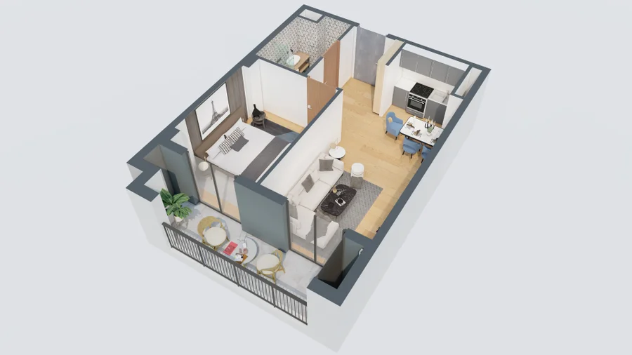 2 room flat for sale. Varketili